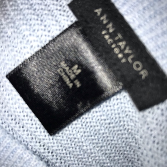 Ann Taylor Baby Blue Medium Sweater - Picture 4 of 4